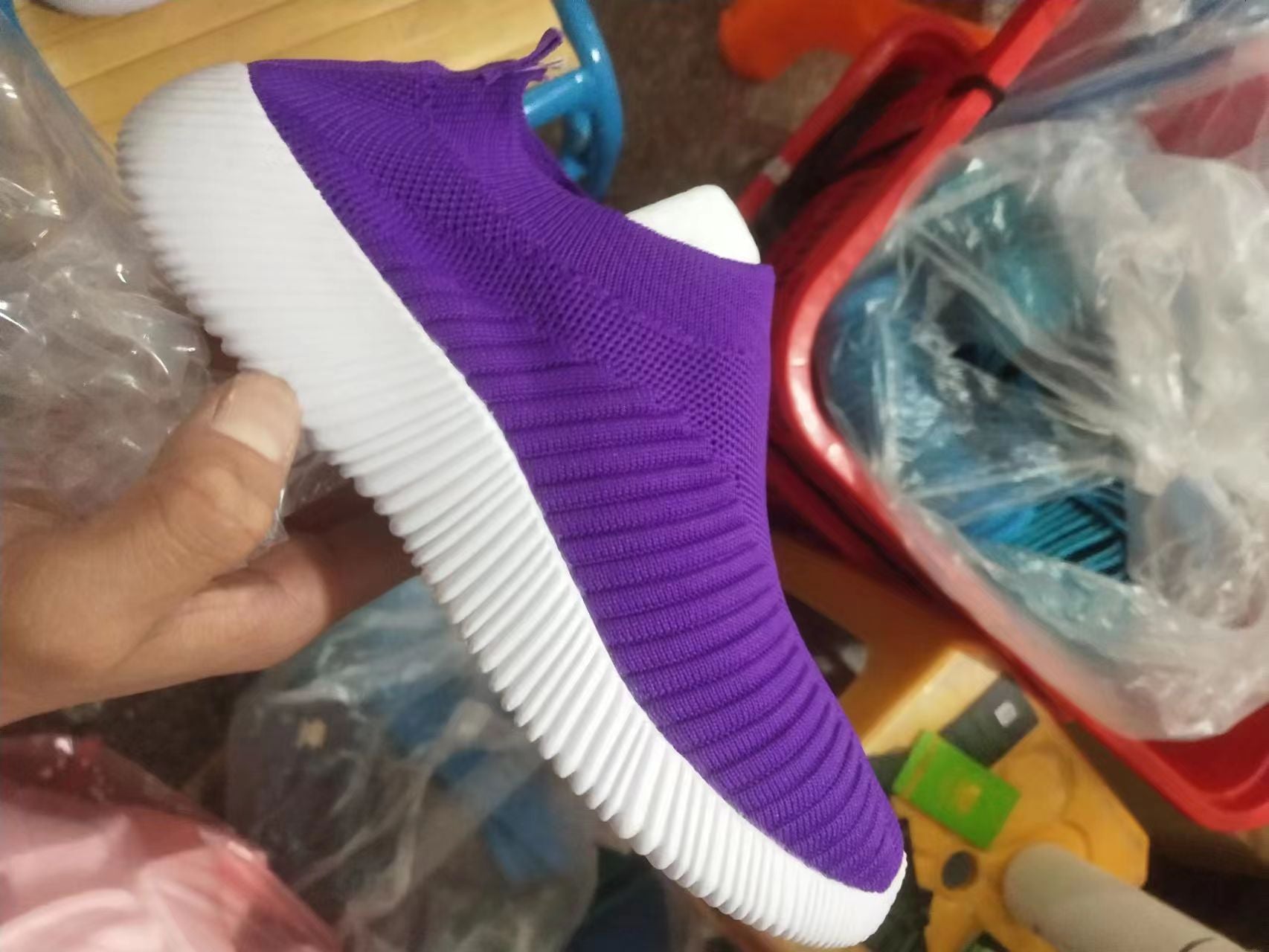 Damen Atmungsaktive Slip-On Sneakers mit flexiblem Obermaterial