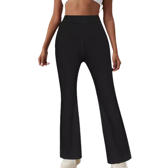 Damen High‑Waist Bootcut‑Hose mit figurformender Stretch‑Passform Shop Nory
