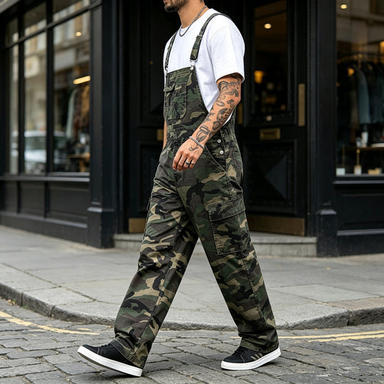 Herren Modische Camouflage Latzhose Shop Nory