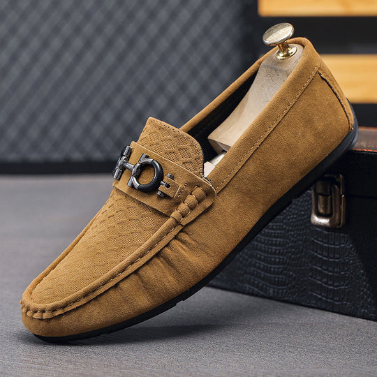 Herren Elegante Velours Mokassins Shop Nory
