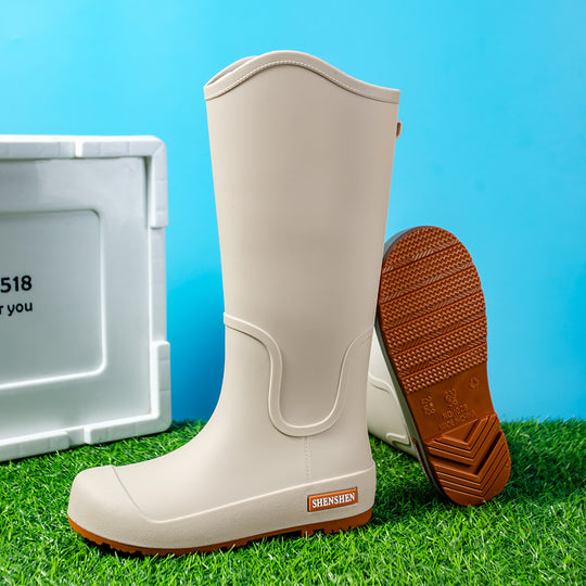 Herren Wasserdichte Vollgummi-Arbeitsstiefel mit verstärkter Zehenpartie und griffiger Profilsohle Shop Nory