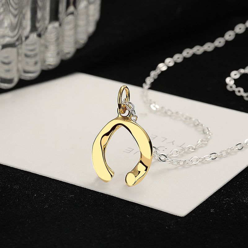 Damen Halskette mit charmantem Wishbone-Anhänger Shop Nory