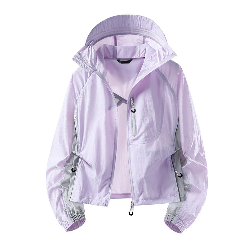 Damen Leichte Windbreakerjacke Shop Nory
