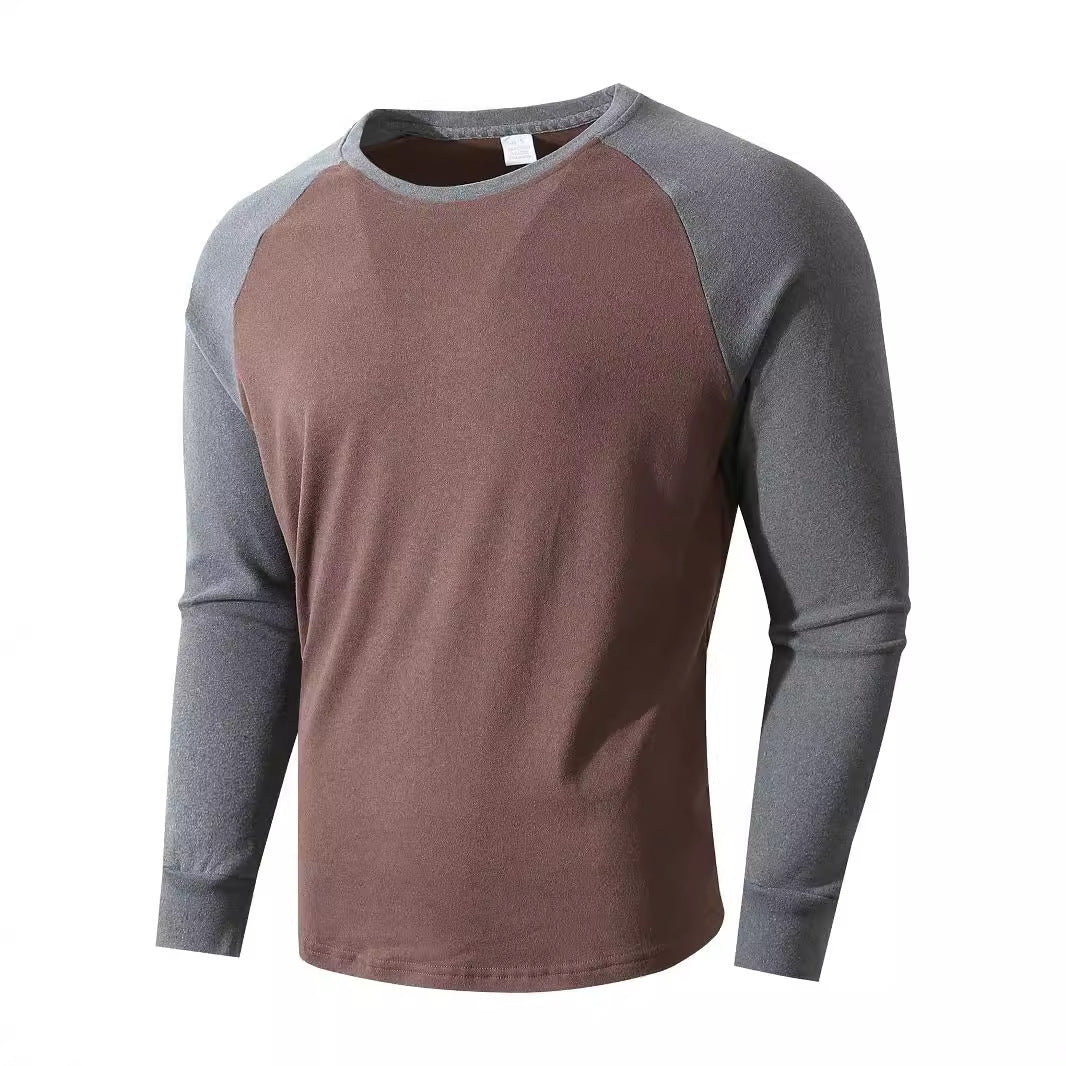 Herren Sportliches Langarmshirt mit Raglanärmeln