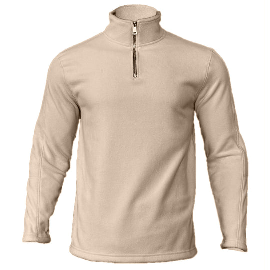 Herren nan funktionaler Fleecepullover mit Halbzip, Stehkragen und Raglanärmeln Shop Nory