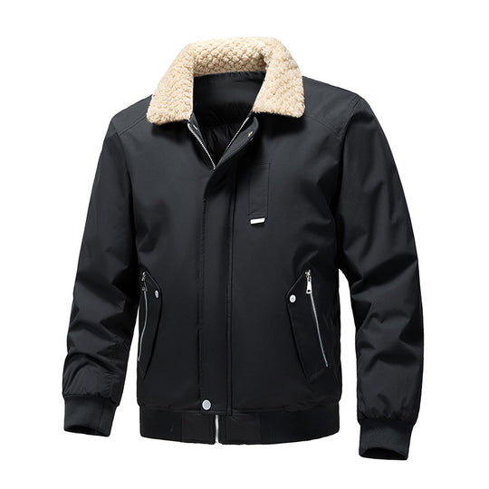Herren Bomberjacke mit Teddykragen und wasserabweisendem Außenmaterial Shop Nory