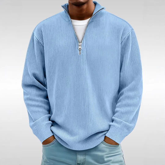 Herren Modischer Zip-Pullover