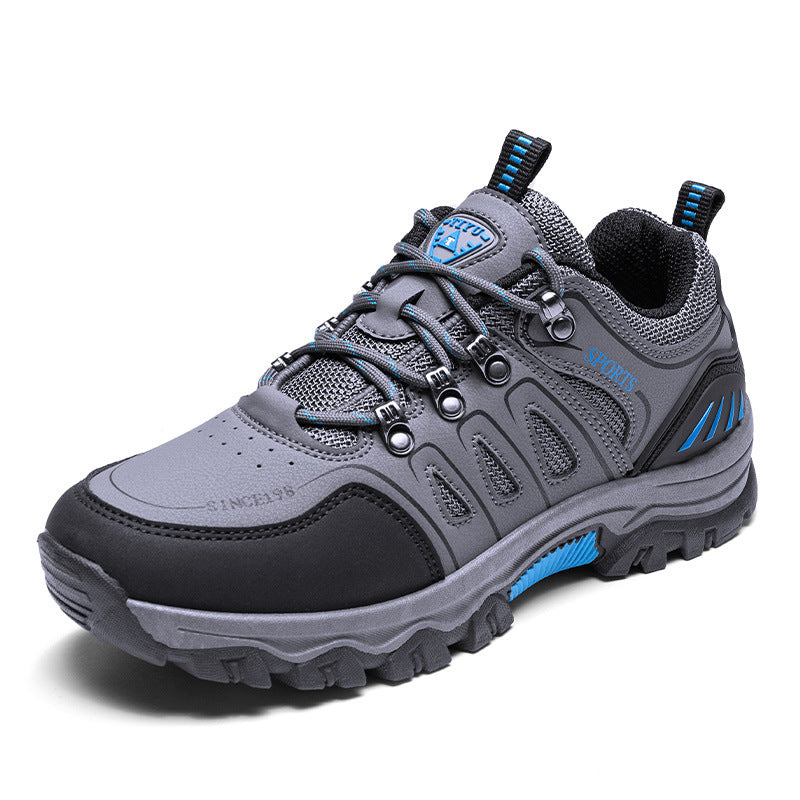 Herren Wanderschuhe mit rutschfester Profilsohle und atmungsaktivem Obermaterial