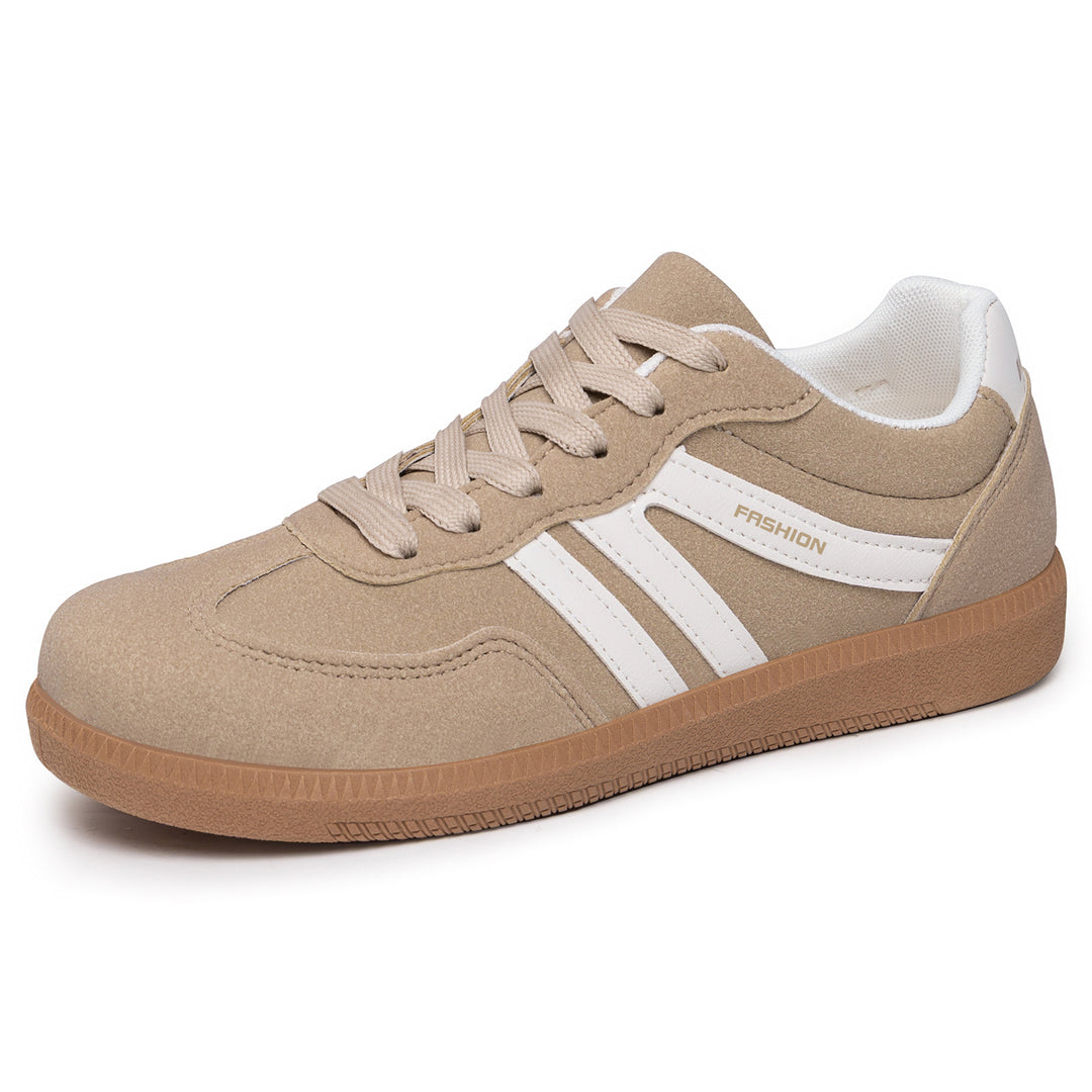 Damen nan retro-inspirierter Low-Top Sneaker mit Velours- und Synthetikbesatz Shop Nory
