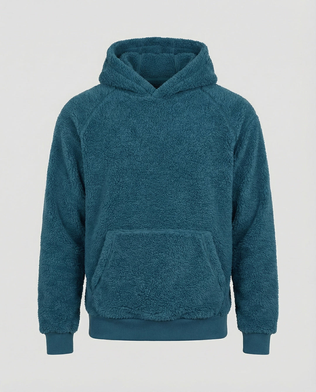 Teddy Pullover Herren weich mit praktischen Taschen