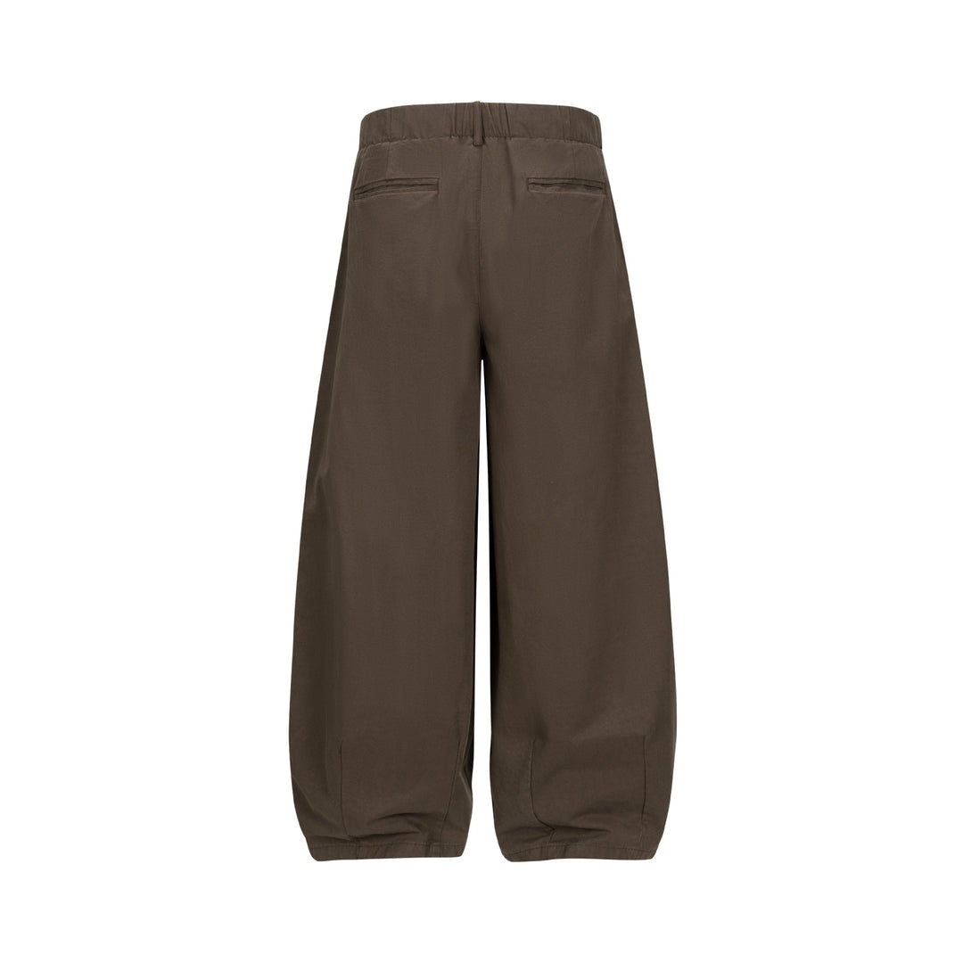 Damen Weite Culotte-Hose mit hoher Taille, Bundfalten und elastischem Knöchelabschluss Shop Nory