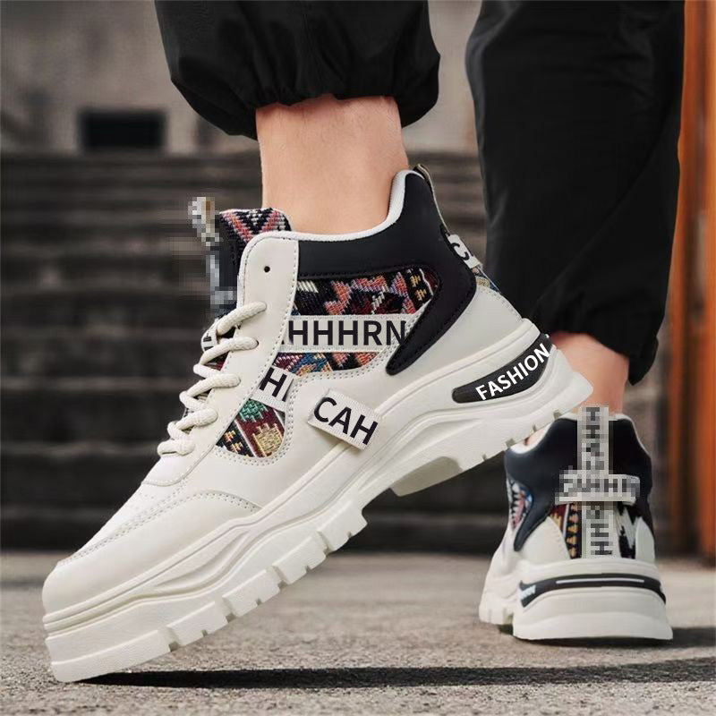 Herren Plateau-Sneaker mit Ethno-Gewebeeinsätzen Shop Nory