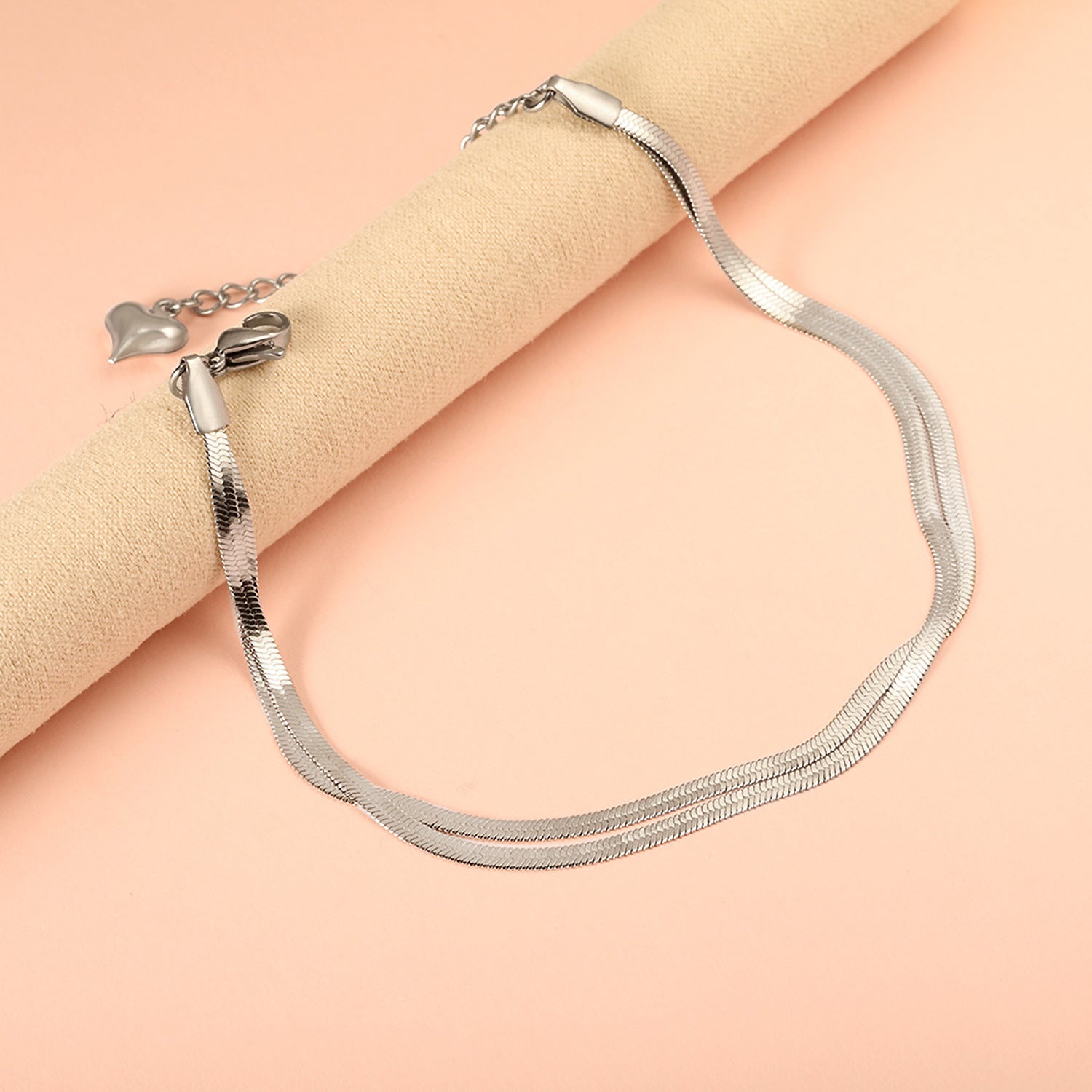 Damen elegante, antiallergische Edelstahlarmband mit verstellbarem Verschluss Shop Nory