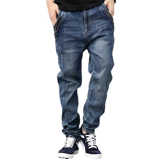 Herren Bequeme Cargo Jeans mit seitlichen Taschen Shop Nory