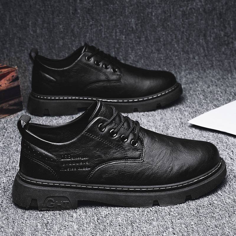 Herren Schnürschuhe aus hochwertigem Leder mit rutschfester Sohle