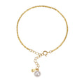 Damen Armband mit feinen Perlen und funkelnden Akzenten Shop Nory