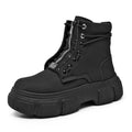 Damen robuste Combat Boots mit rutschfester Sohle und innovativem Schnürsystem