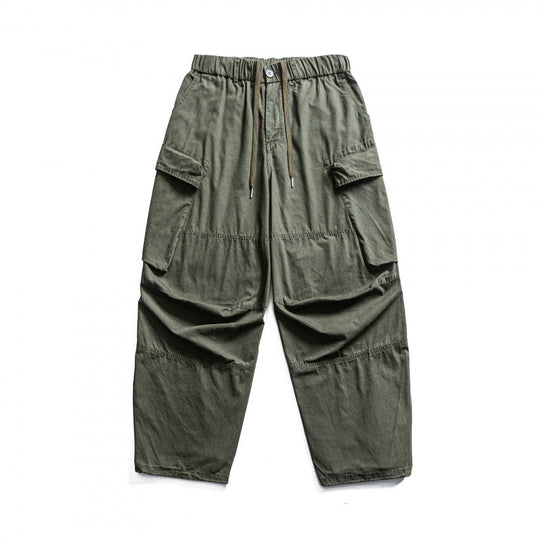 Herren Baggy-Cargo-Hose mit elastischem Bund, Kordelzug und verstärkten Kniepartien Shop Nory