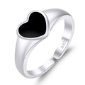 Damenring mit Herzmotiv aus hochwertigem 925er Silber Shop Nory