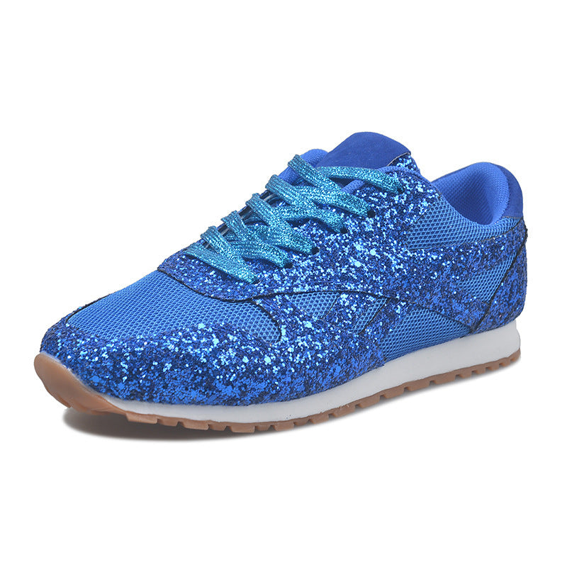Damen Glitzer-Sneaker mit atmungsaktivem Mesh und profilierter Gummisohle Shop Nory