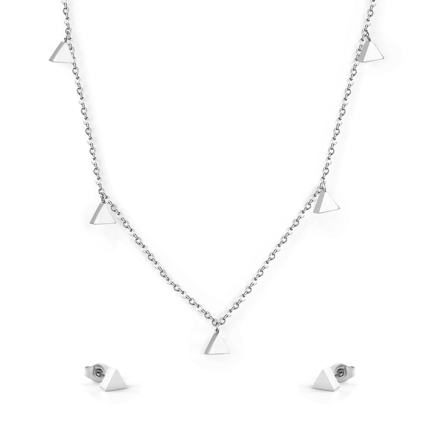 Damen Schmuckset mit funkelnden Sternanhängern Shop Nory