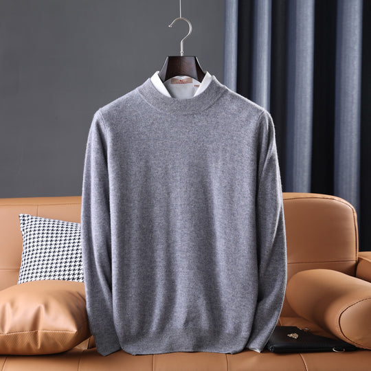 Herren Feiner Rollkragenpullover in schlanker Minimal‑Silhouette aus Woll‑Kaschmir‑Mix Shop Nory