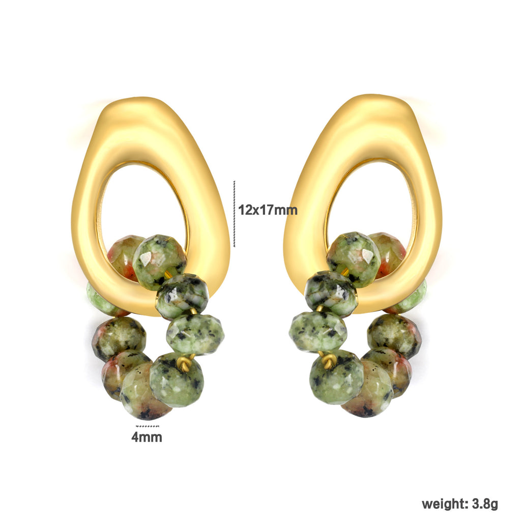 Damen Zierliche Blumen-Ohrstecker aus hochwertigem Edelstahl Shop Nory