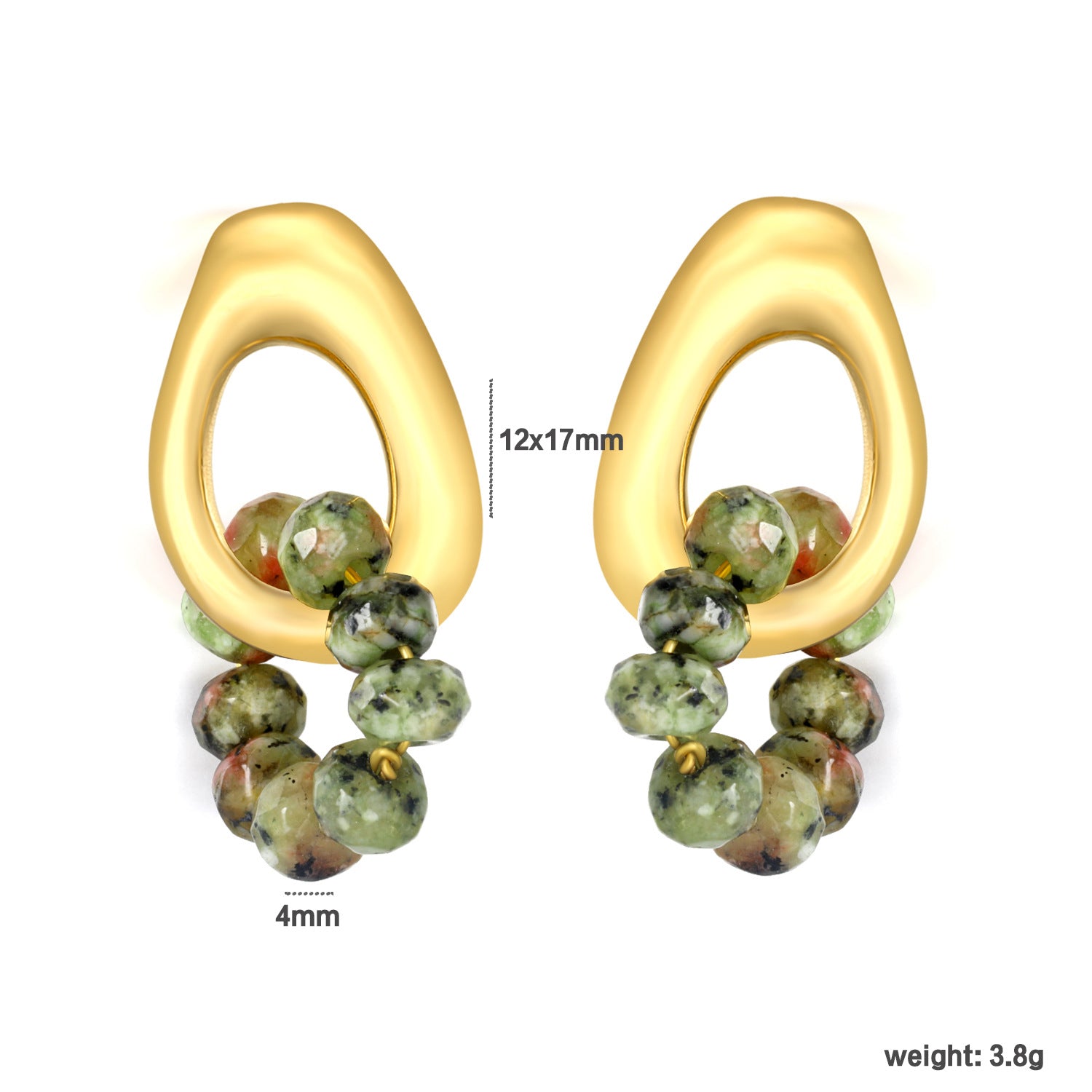 Damen Zierliche Blumen-Ohrstecker aus hochwertigem Edelstahl Shop Nory