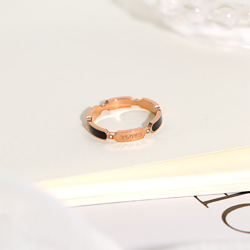 Damen eleganter Ring mit funkelnden Kristallen und modernem Design Shop Nory