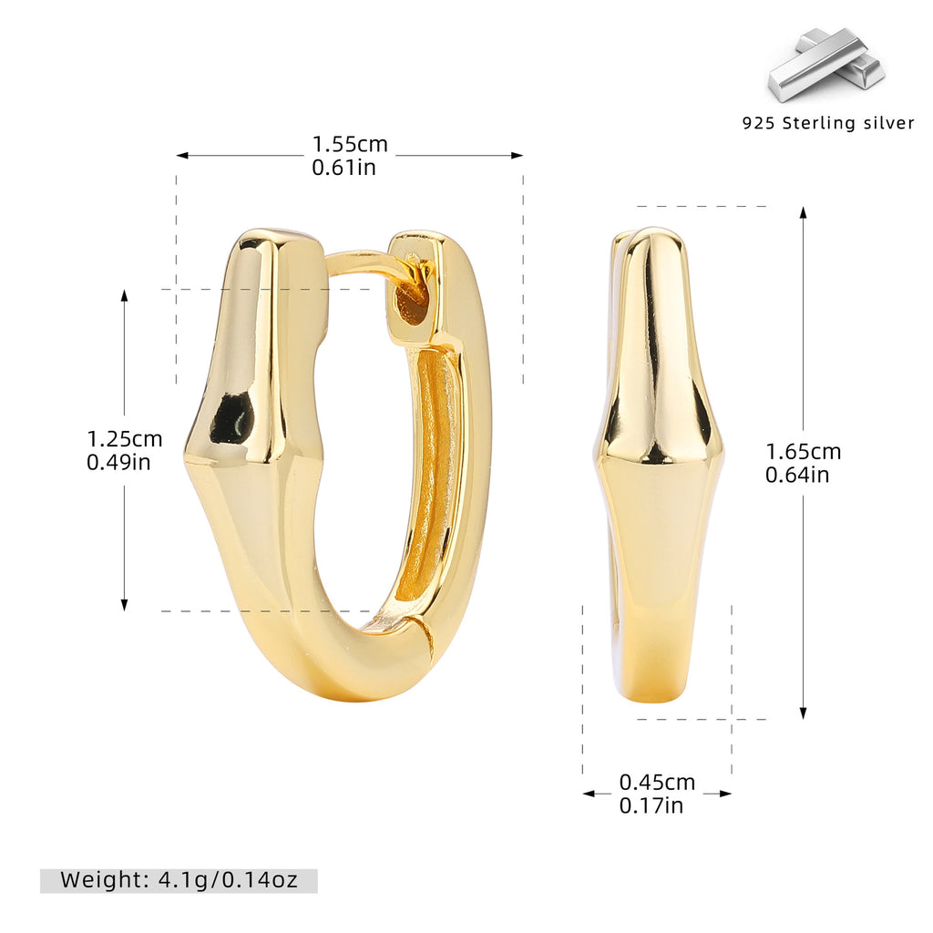 Damen Ohrringe mit modernem geometrischem Design Shop Nory