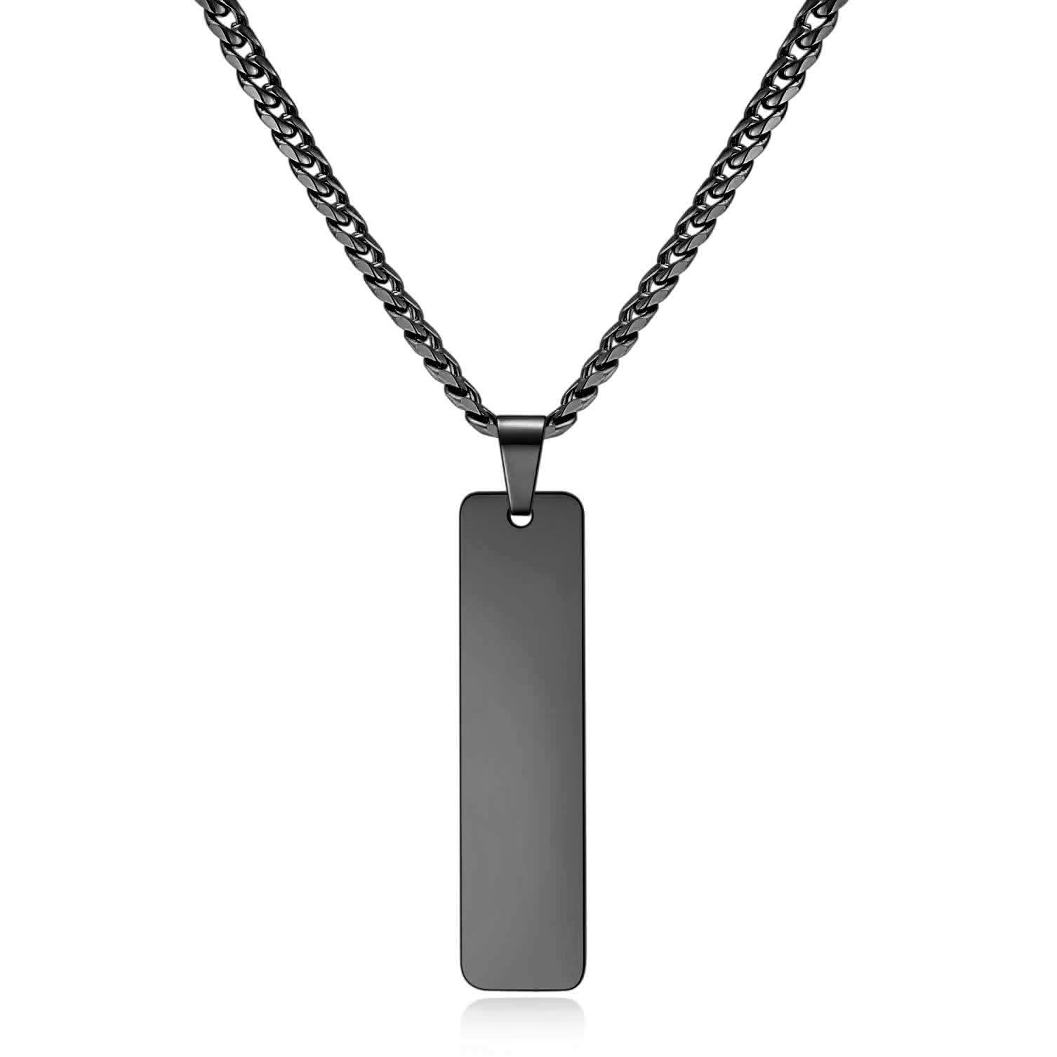 Damen Halskette mit personalisierbarem Anhänger aus hochwertigem Edelstahl Shop Nory