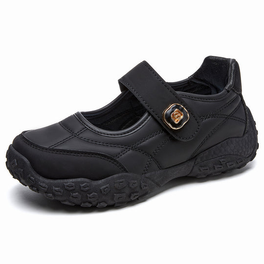 Damen nan sportive Mary-Jane Freizeitschuh mit verstellbarem Klettverschluss, gepolstertem Knöchelkragen und profiliertem Outdoor-Laufsohlen-System Shop Nory