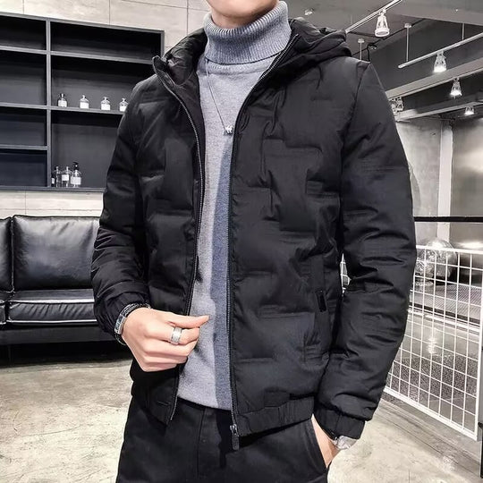 Herren Wattierte Steppjacke mit Kapuze Shop Nory