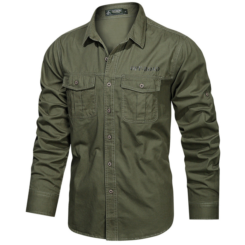 Herren Funktionales Outdoor-Hemd mit praktischen Taschen