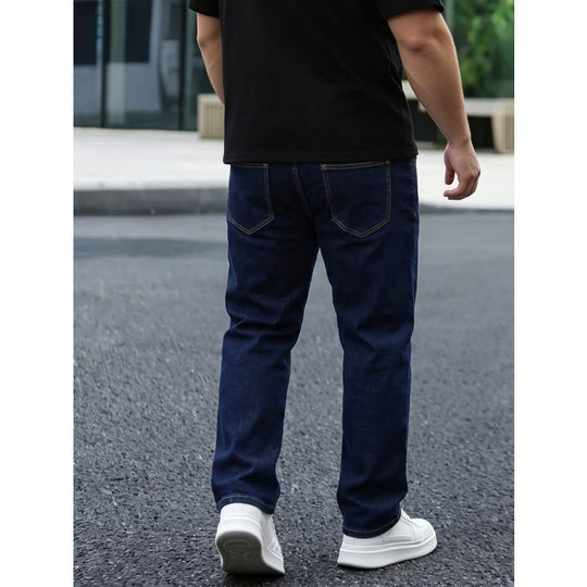 Herren Bequeme Regular Fit Jeans Shop Nory