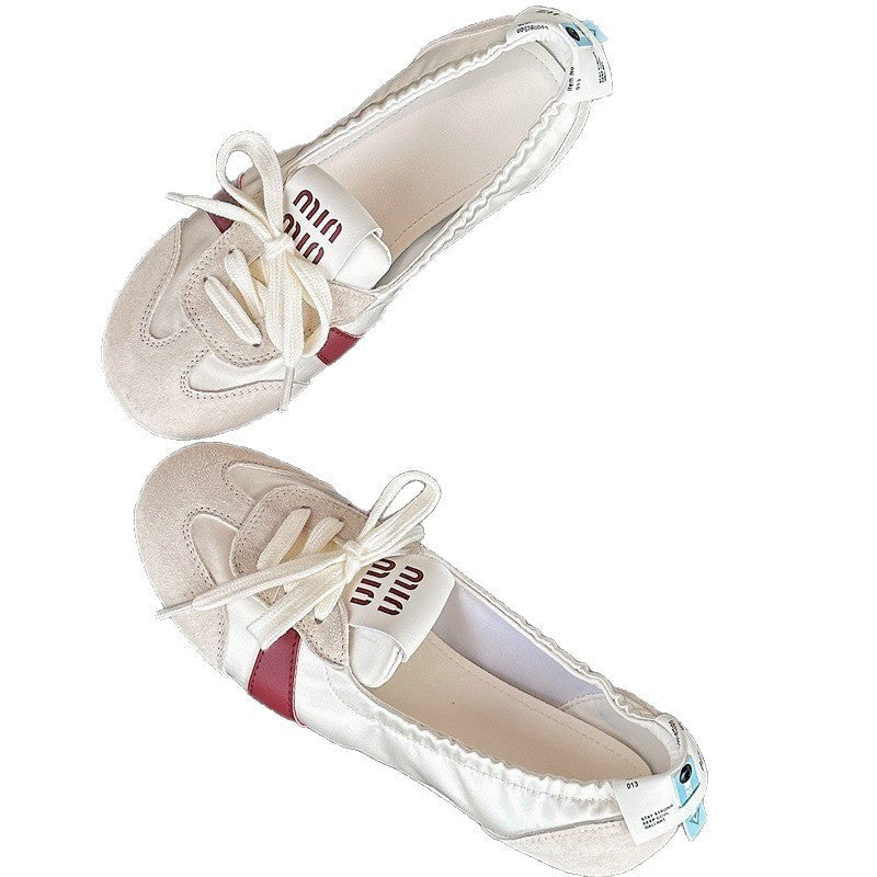 Damen Schicke Ballerinas mit weichem Wildleder-Shopnory