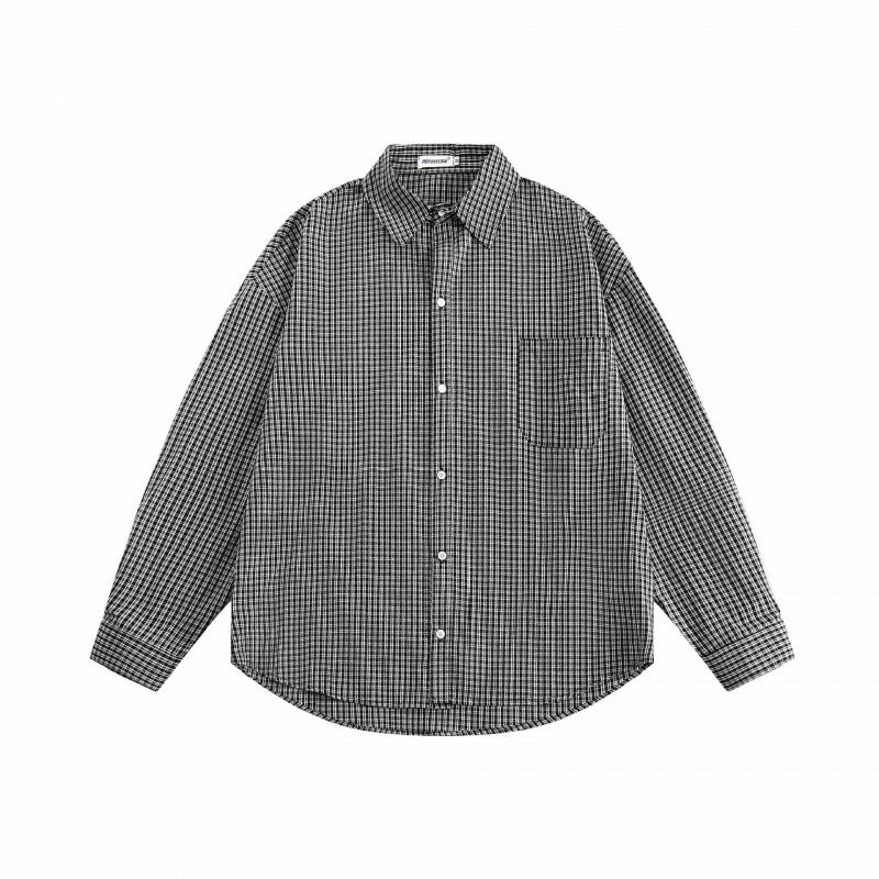 [Unisex Oversize Hemdjacke im Boxy‑Cut mit Brusttasche Shop Nory] Shop Nory