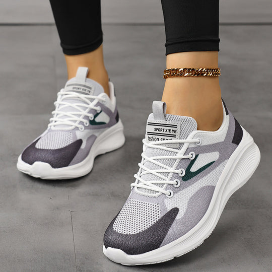 Damen Leichte Mesh-Laufschuhe mit gedämpfter EVA-Plateausohle und Komfort-Fußbett Shop Nory