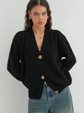 Damen lässiger Strickcardigan