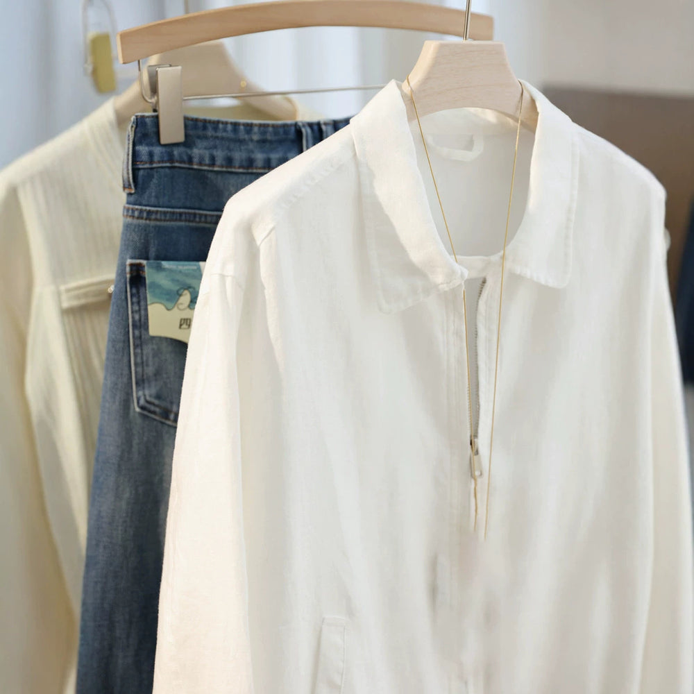 Damen Modische Übergangsjacke mit Reißverschluss Shop Nory