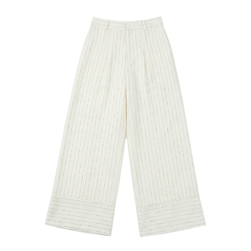 Damen Weite Streifenhose Shop Nory