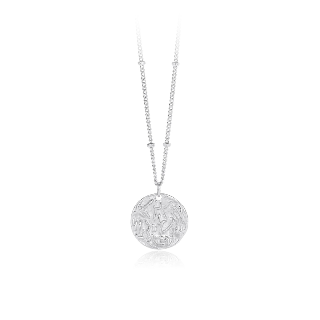 Damen Halskette mit graviertem Medaillonanhänger Shop Nory