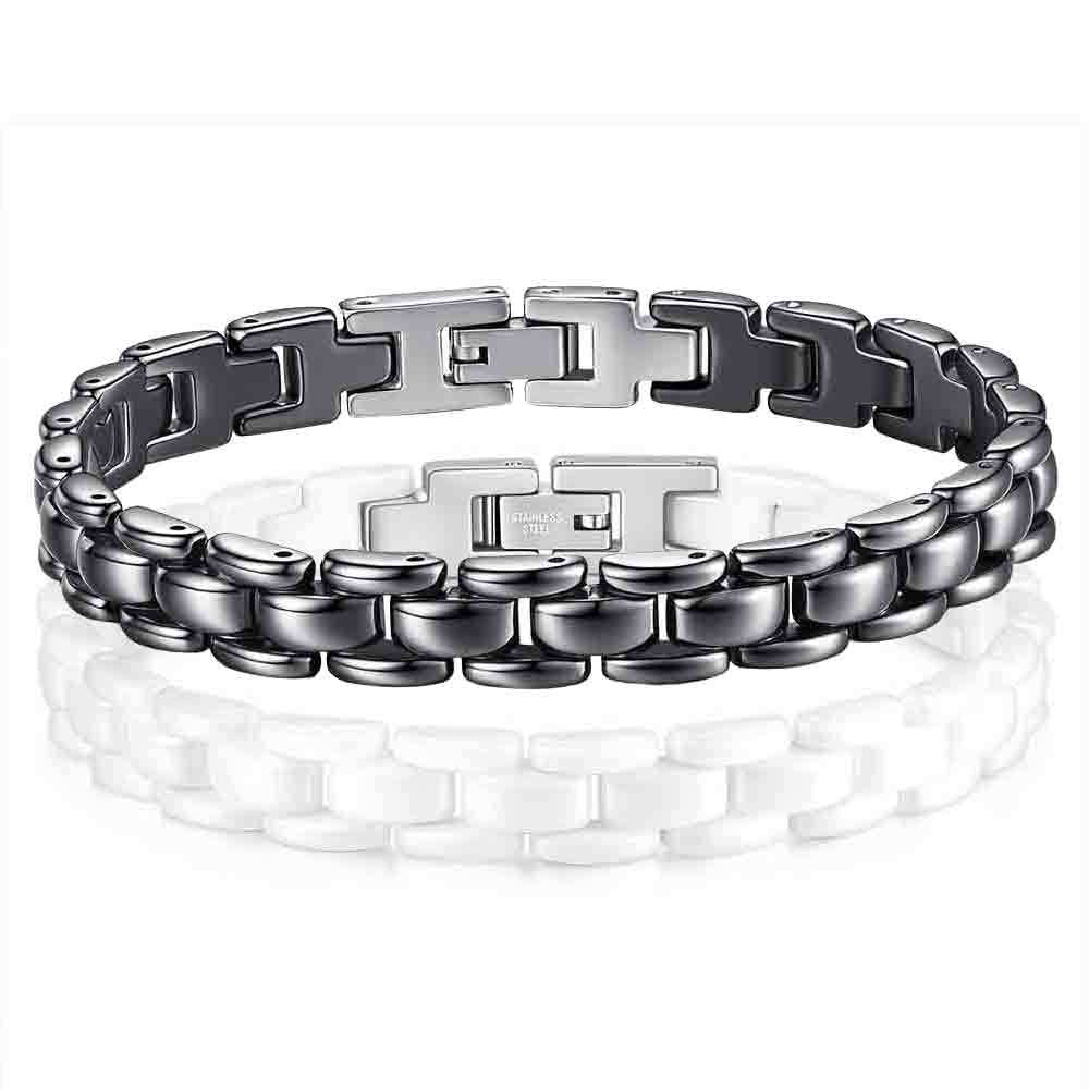 Herren Armband mit hochwertigem Edelstahl und modernem Kettendesign Shop Nory