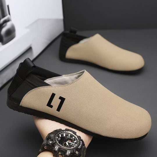 Herren Leichter Slip-On-Freizeitschuh mit elastischem Fersenriegel und flexibler Gummilaufsohle Shop Nory