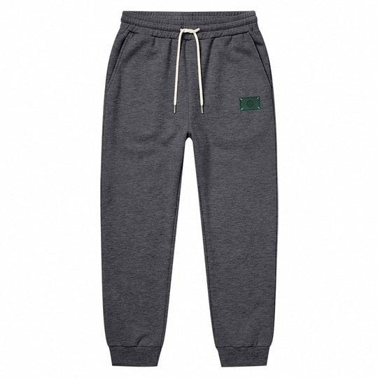Herren Minimalistische Fleece-Jogginghose mit elastischem Tunnelzug und schmalen Bündchen Shop Nory