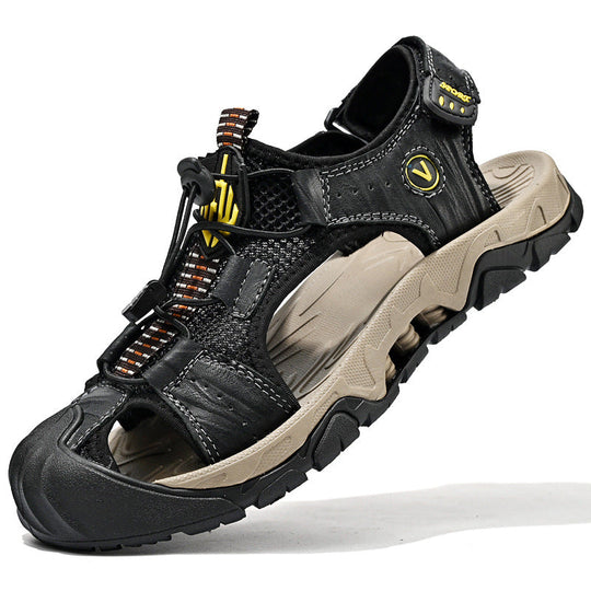 Herren Outdoor-Sandalen mit anatomischem Fußbett und rutschfester Sohle