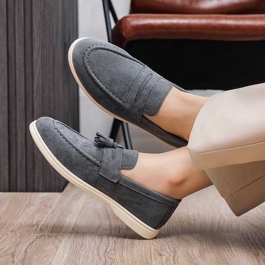 Herren Elegante Mokassins mit Quasten Shop Nory