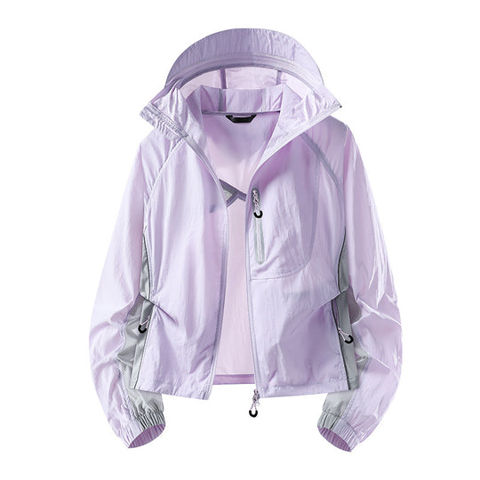 Damen Leichte Windbreakerjacke Shop Nory