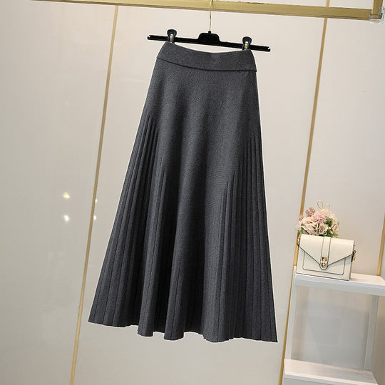 Damen Plissierter Wickelrock Shop Nory