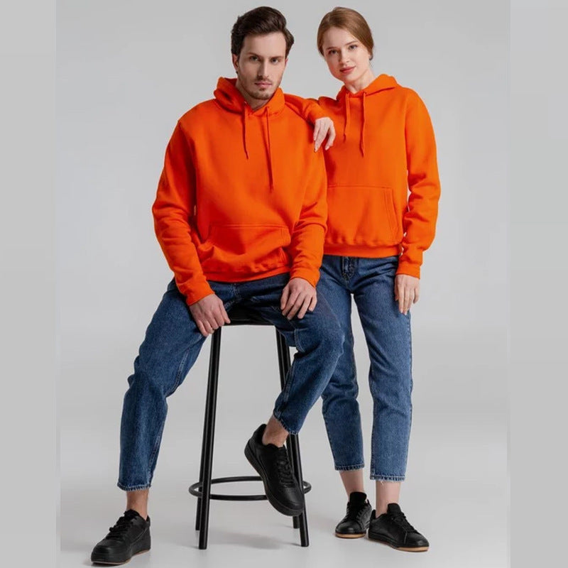 Unisex nan minimalistischer Heavyweight Kapuzenpullover aus French‑Terry mit verdeckter Kängurutasche und schmaler Silhouette Shop Nory
